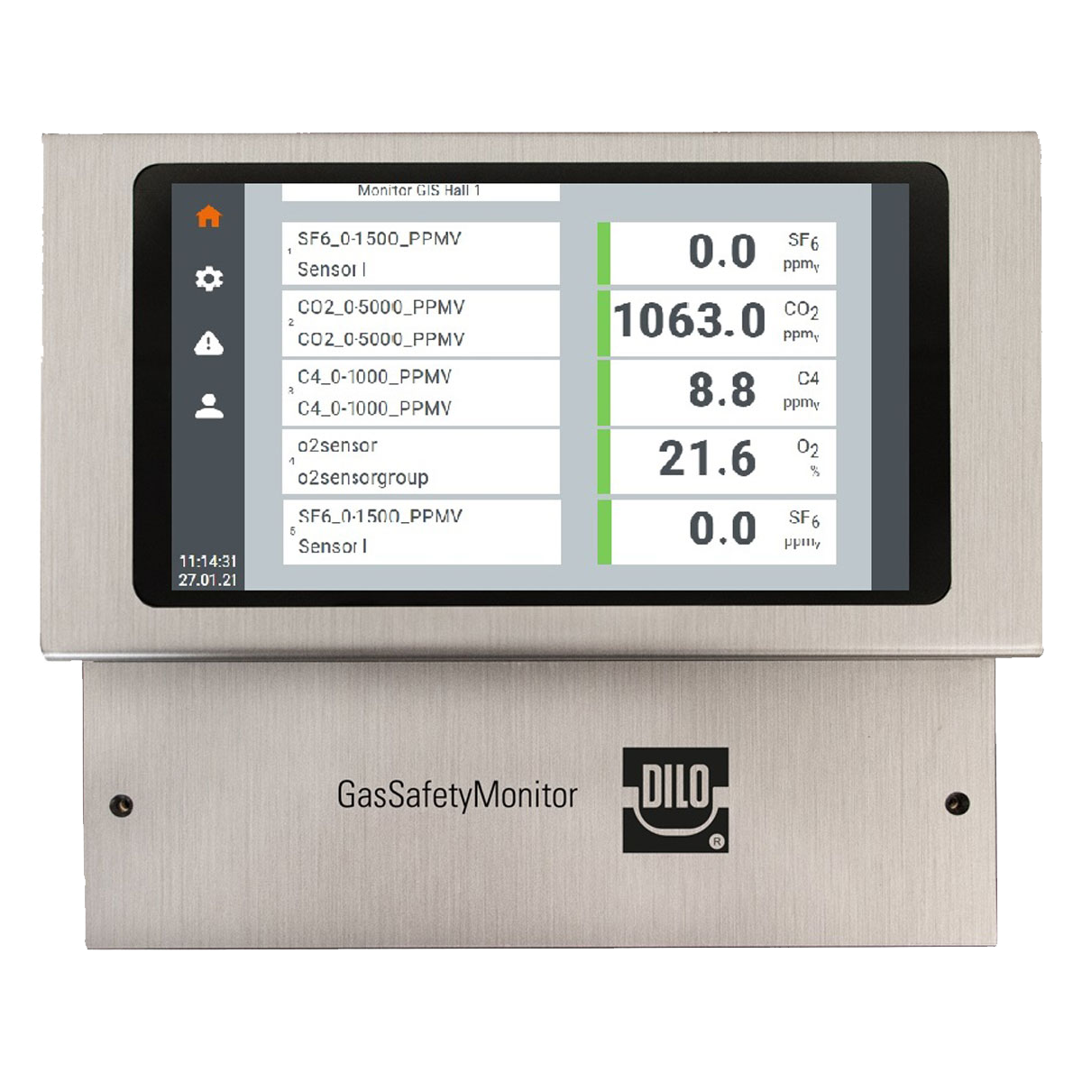 Gas Safety Monitor Display |  32-Channel Display & Control | 3-026-R210 | DILO