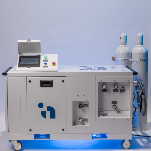 Krypton Gas Handling Cart | High-Pressure Noble Gas System | Kr-Series