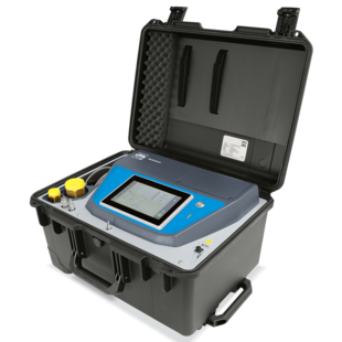 Helium Gas Analyzer | Two-in-One | Portable | Moisture (PPM) & Purity (%)  | He-3-039R-R201 | DILO